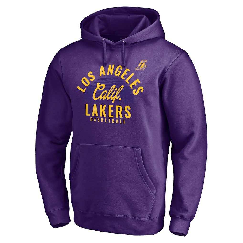 Purple Los Angeles Lakers Hometown Collection Post Up Pullover Hoodie | NBA