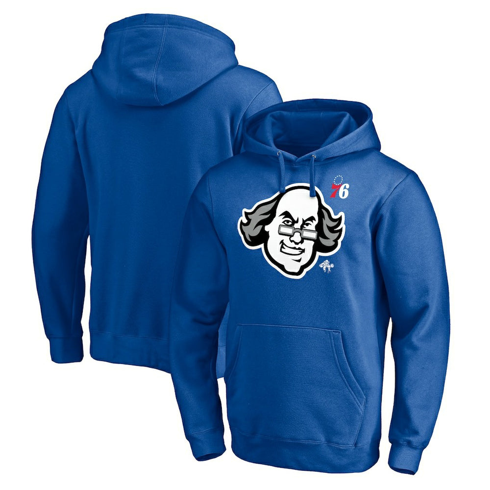 Royal Philadelphia 76ers Hometown Collection Post Up Pullover Hoodie sale | NBA