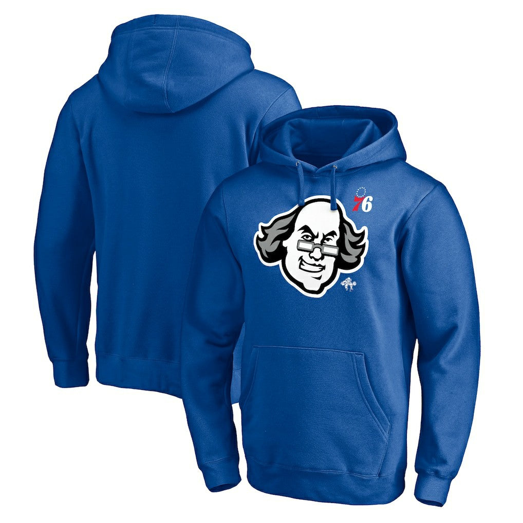 Royal Philadelphia 76ers Hometown Collection Post Up Pullover Hoodie sale | NBA