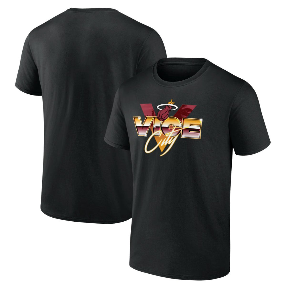 Black Miami Heat Hometown Collection Vice City T-Shirt | NBA