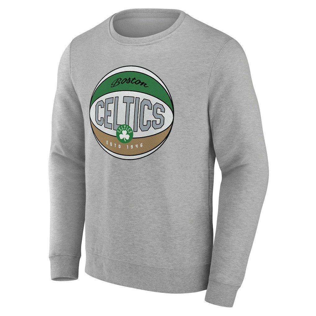 Gray Boston Celtics Hard Color Pullover Sweatshirt | NBA