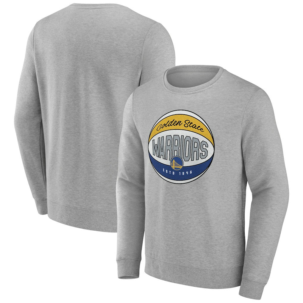 Gray Golden State Warriors Hard Color Pullover Sweatshirt sale | NBA