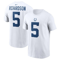 Indianapolis Colts Anthony Richardson  Player Name & Number T-Shirt | NFL Hot