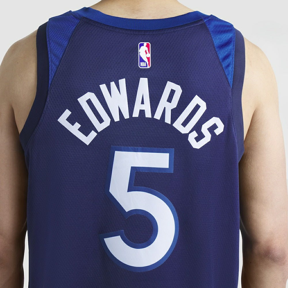 Navy Anthony Edwards Minnesota Timberwolves Unisex Swingman Jersey | NBA