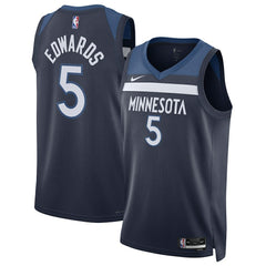 Navy Anthony Edwards Minnesota Timberwolves Unisex Swingman Jersey | NBA