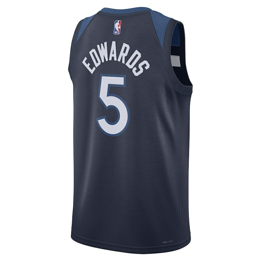 Navy Anthony Edwards Minnesota Timberwolves Unisex Swingman Jersey | NBA