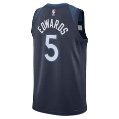 Navy Anthony Edwards Minnesota Timberwolves Unisex Swingman Jersey | NBA