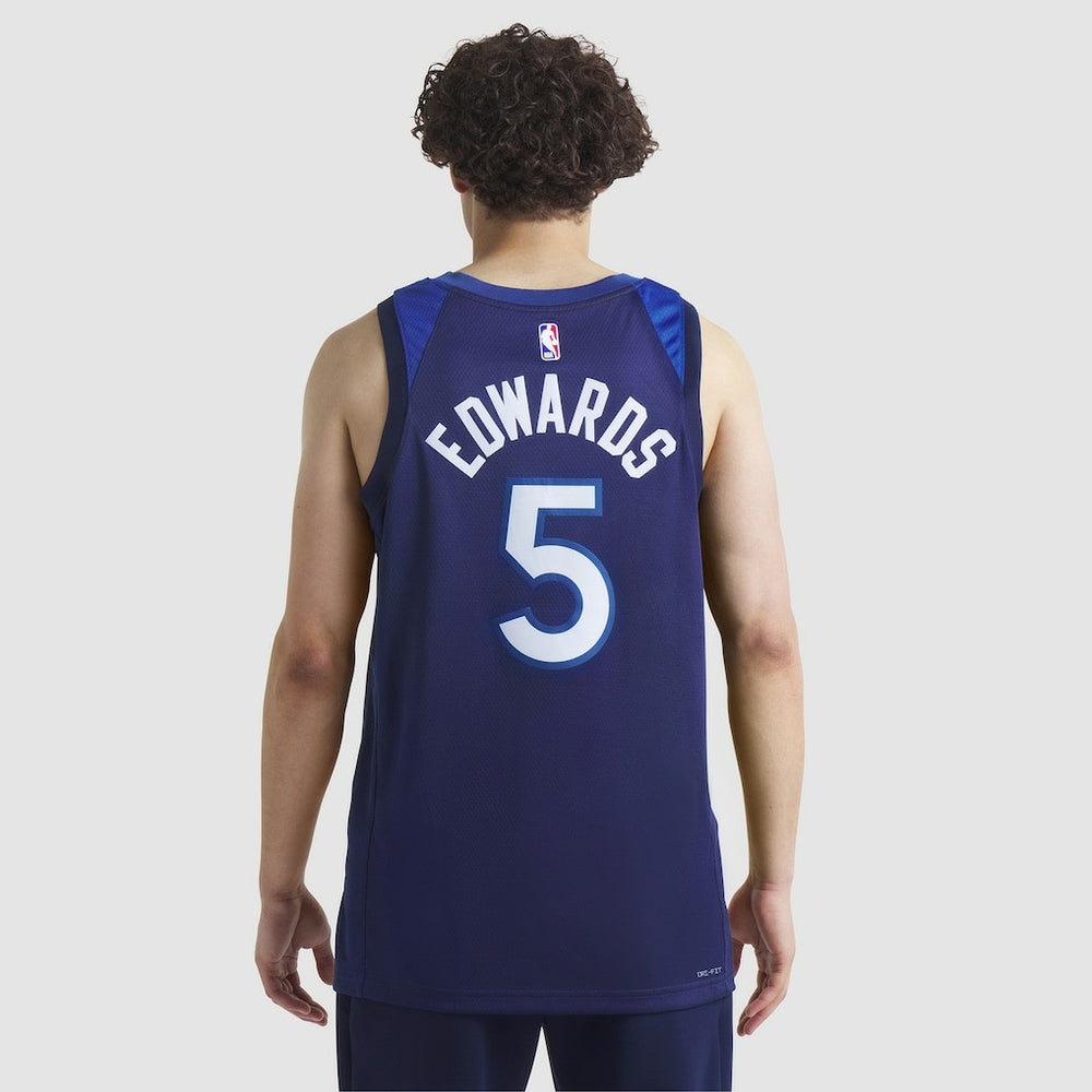Navy Anthony Edwards Minnesota Timberwolves Unisex Swingman Jersey | NBA