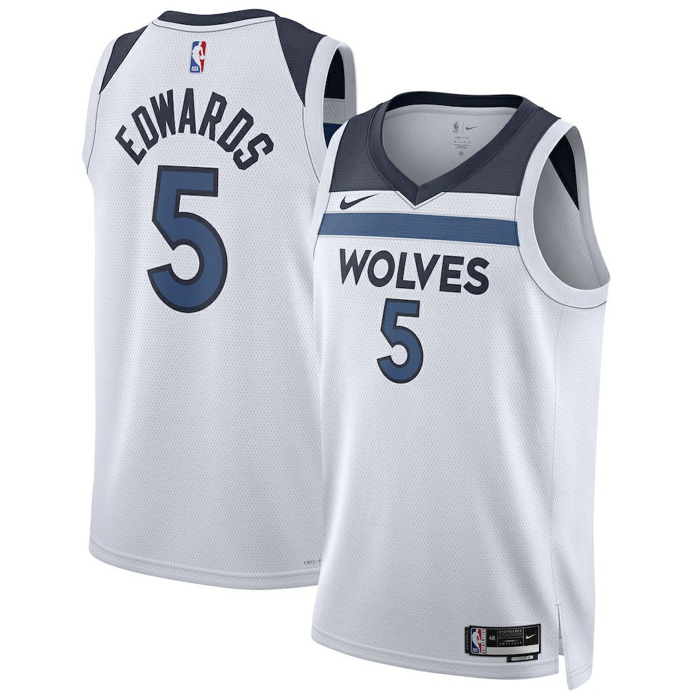 White Anthony Edwards Minnesota Timberwolves Unisex Swingman Jersey | NBA