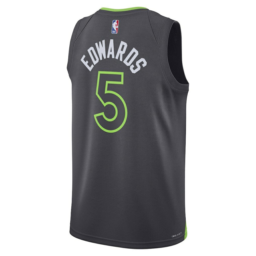 Charcoal Anthony Edwards Minnesota Timberwolves Jordan Brand Unisex Swingman Jersey | NBA