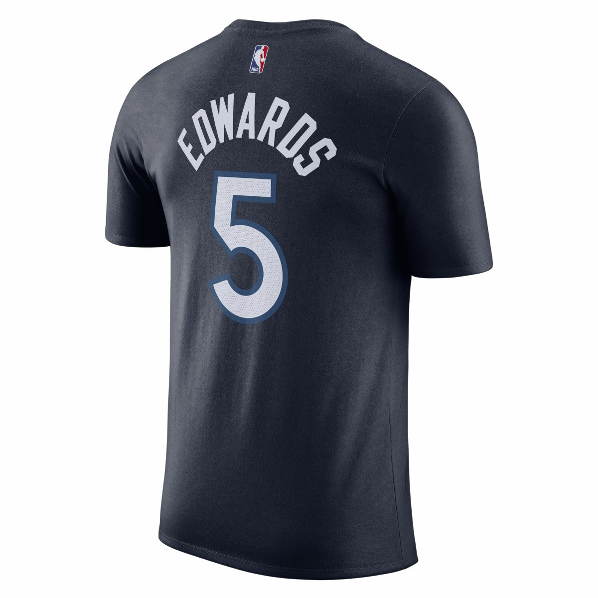 Navy Anthony Edwards Minnesota Timberwolves Icon 2022/23 Name & Number T-Shirt | NBA