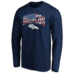 Denver Broncos Banner Wave Long Sleeve T-Shirt | NFL New