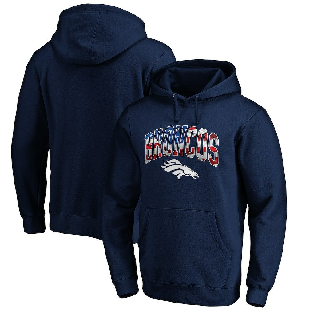 Denver Broncos Banner Wave Pullover Hoodie | NFL Online