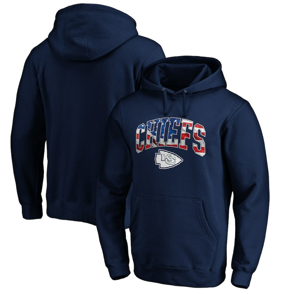 Kansas City Chiefs Banner Wave Pullover Hoodie | NFL New