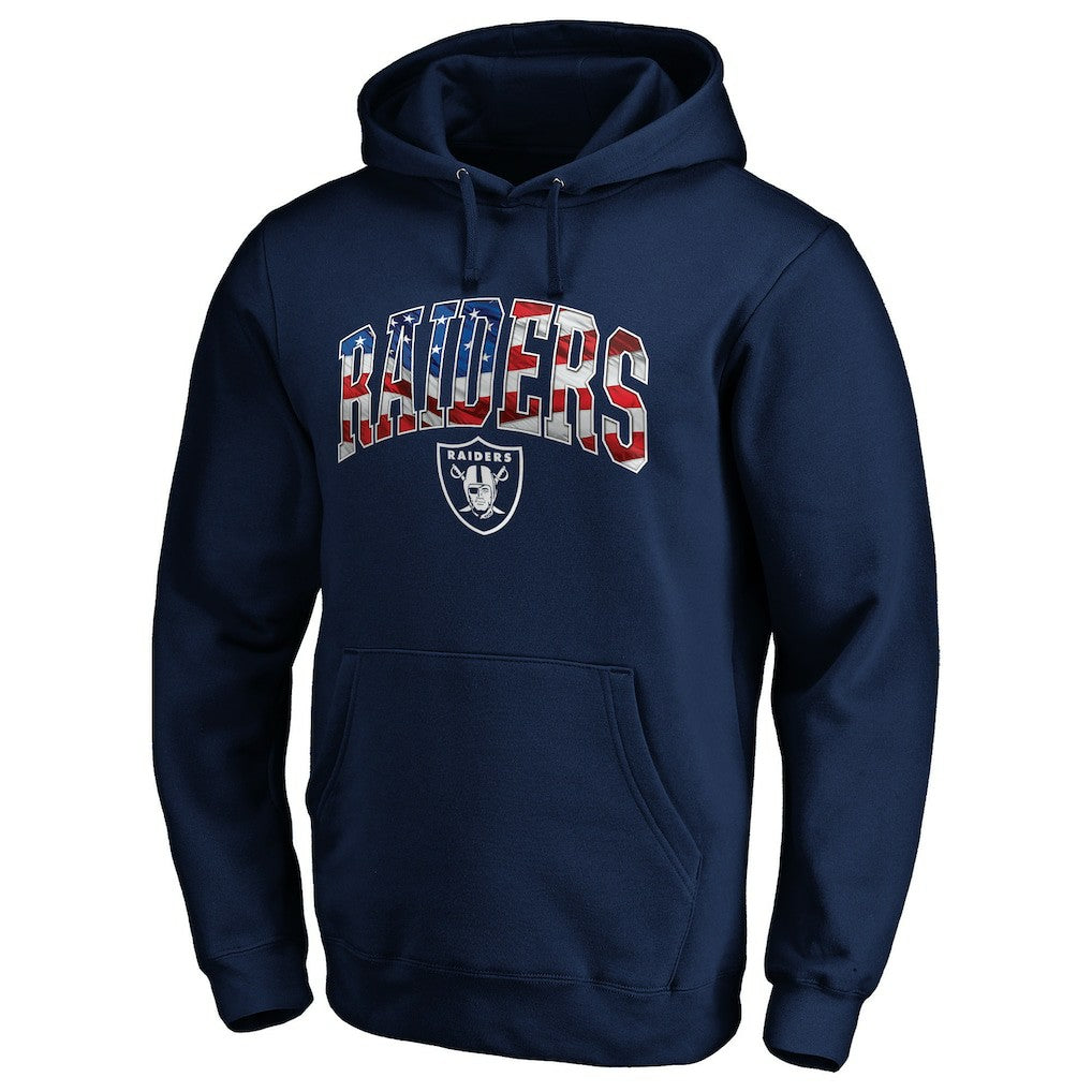 Las Vegas Raiders Banner Wave Pullover Hoodie | NFL New