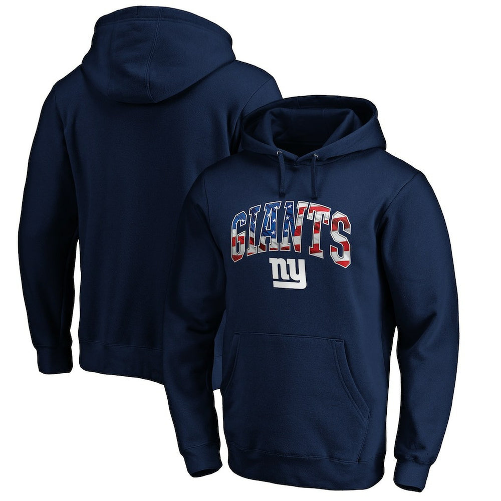 New York Giants Banner Wave Pullover Hoodie | NFL Hot