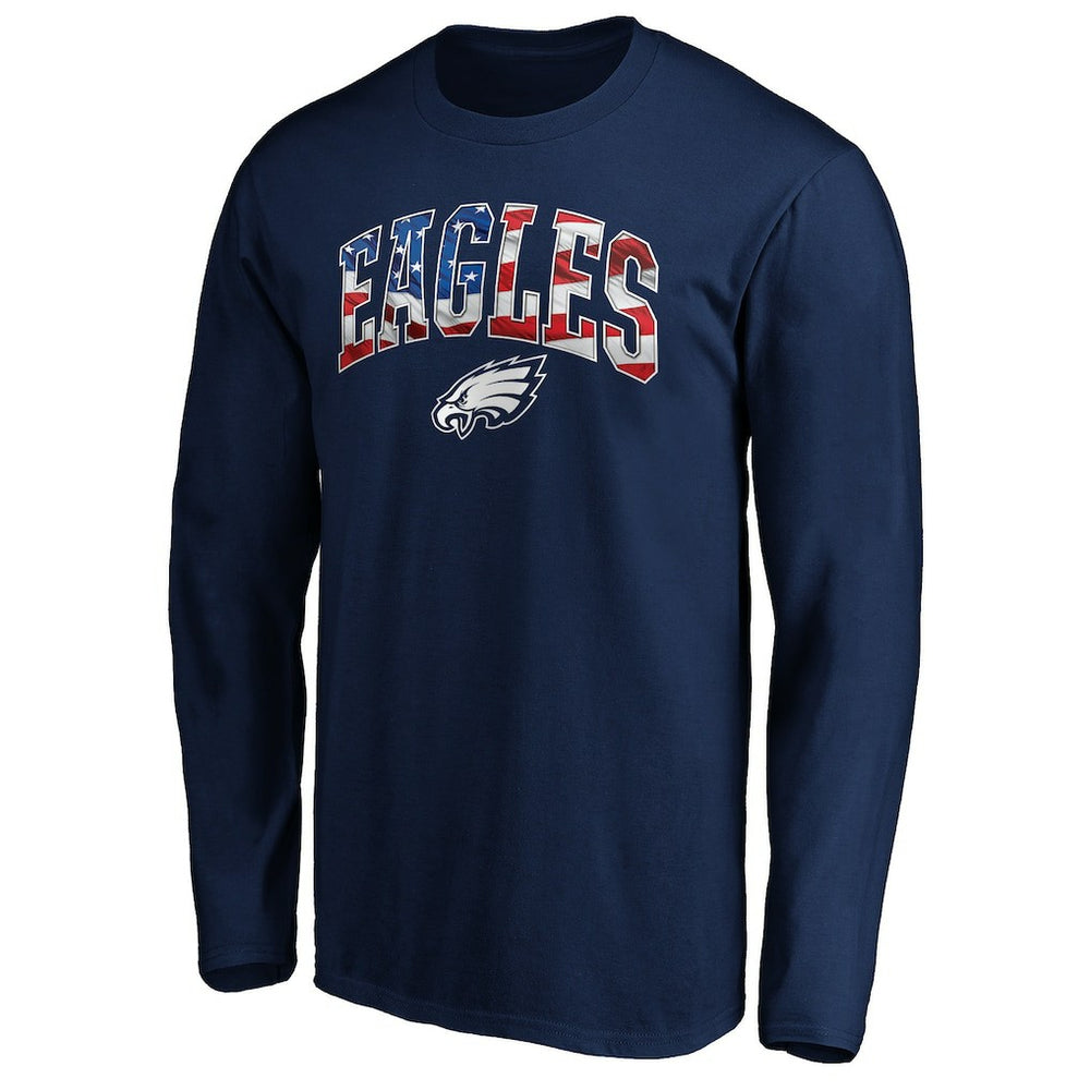 Philadelphia Eagles Banner Wave Long Sleeve T-Shirt | NFL On sale