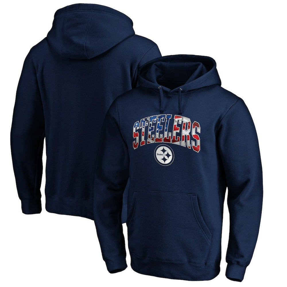 Pittsburgh Steelers Banner Wave Pullover Hoodie | NFL Near me