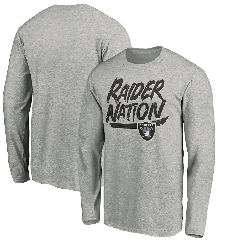 Las Vegas Raiders Hometown Collection Raider Nation Long Sleeve T-Shirt | NFL Hot