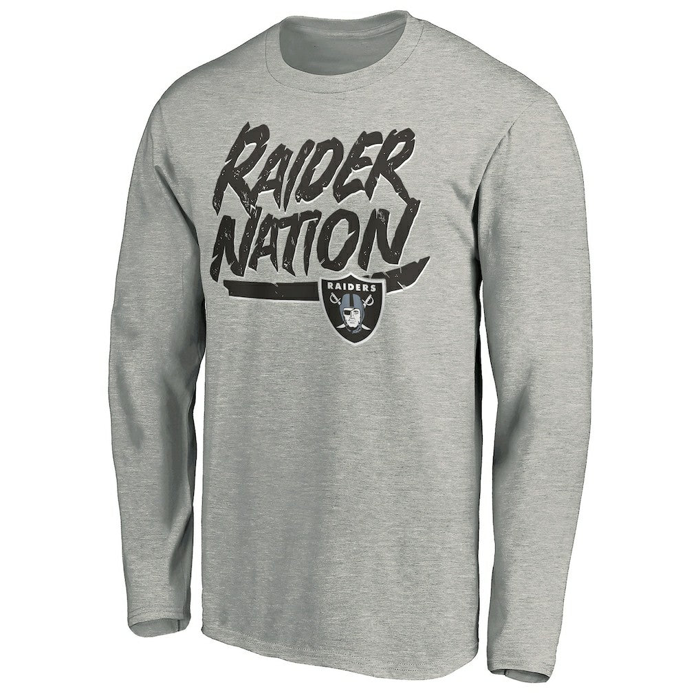 Las Vegas Raiders Hometown Collection Raider Nation Long Sleeve T-Shirt | NFL Hot
