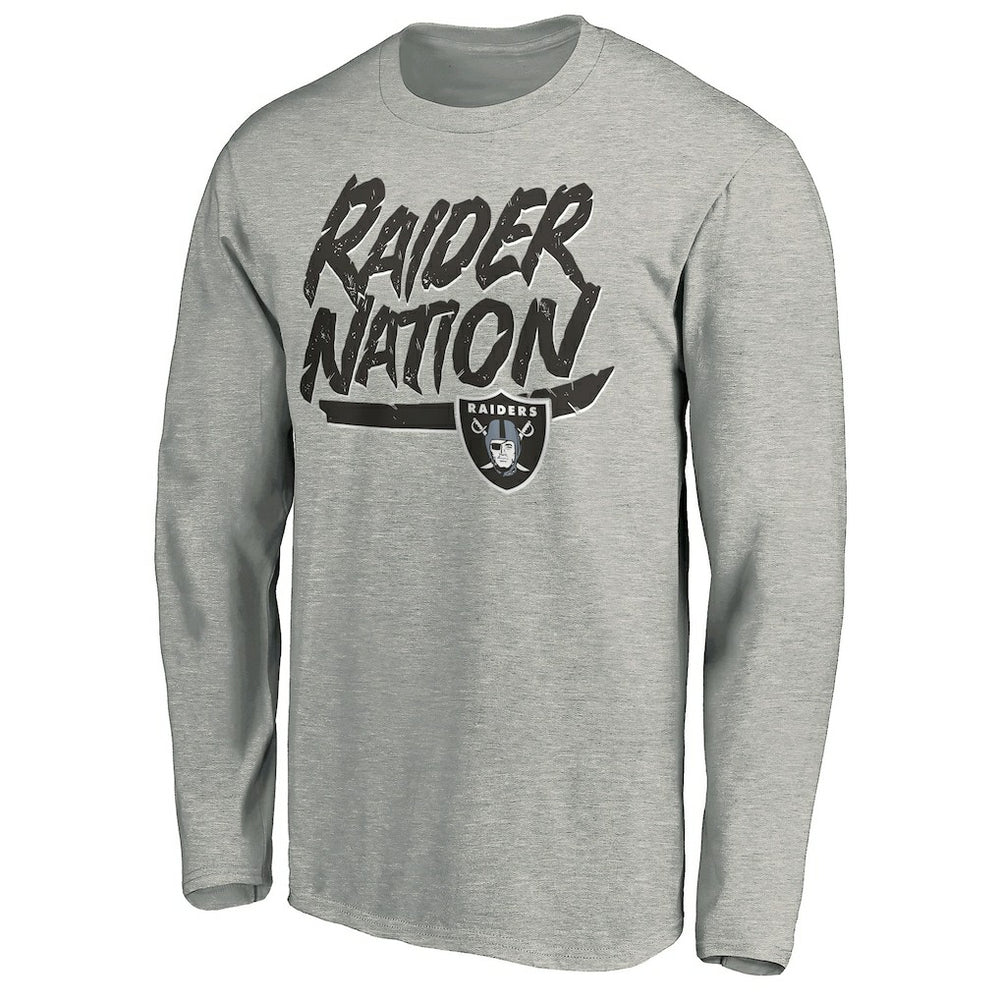 Las Vegas Raiders Hometown Collection Raider Nation Long Sleeve T-Shirt | NFL Hot