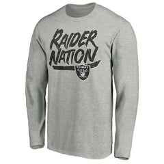 Las Vegas Raiders Hometown Collection Raider Nation Long Sleeve T-Shirt | NFL Hot