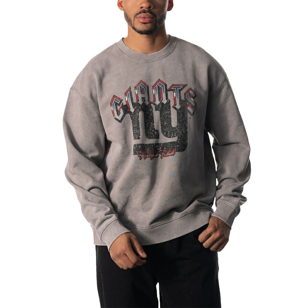 New York Giants The Wild Collective Unisex Distressed Pullover Sweatshirt | NFL Discount