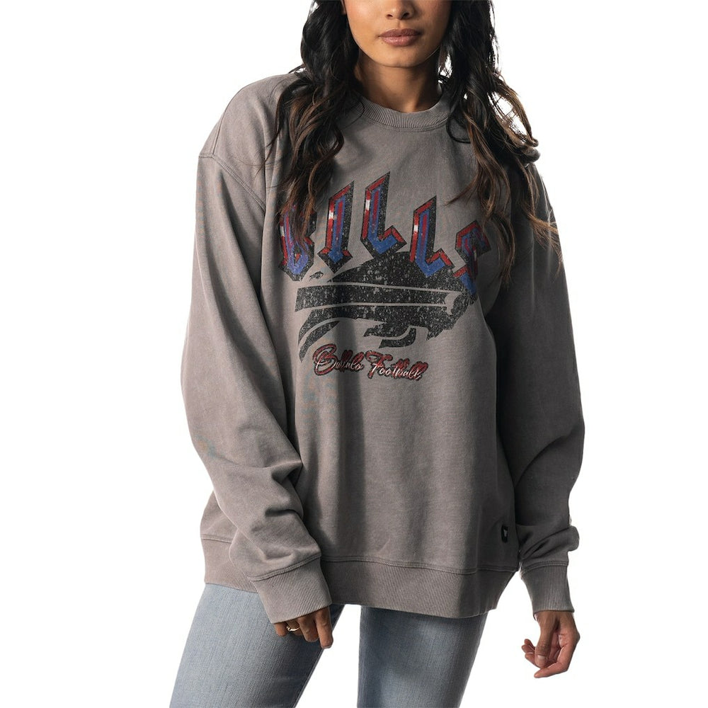 Buffalo Bills The Wild Collective Unisex Distressed Pullover Sweatshirt | NFL On sale