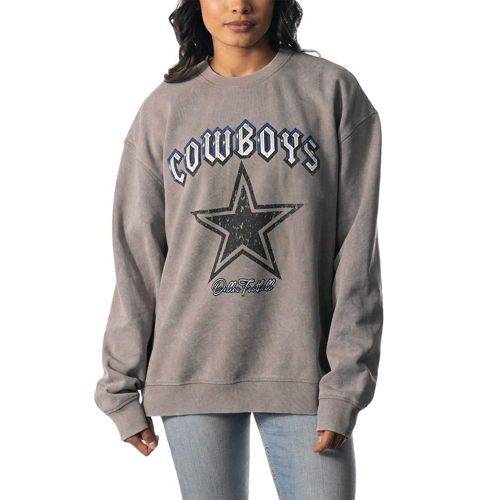 Dallas Cowboys The Wild Collective Unisex Distressed Pullover Sweatshirt | NFL On sale