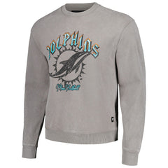 Miami Dolphins The Wild Collective Unisex Distressed Pullover Sweatshirt | NFL Online