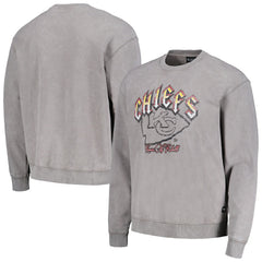 Kansas City Chiefs The Wild Collective Unisex Distressed Pullover Sweatshirt | NFL New