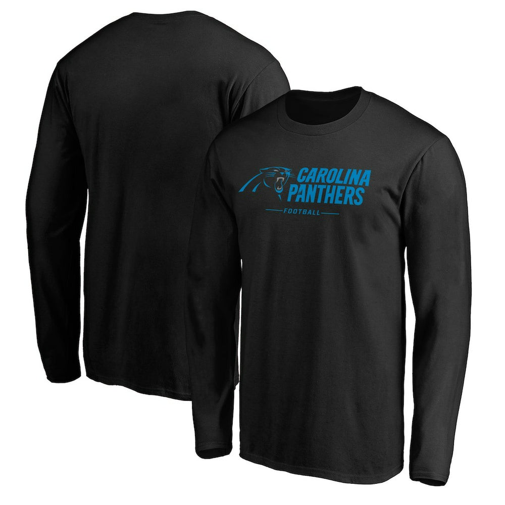Carolina Panthers Team Lockup Long Sleeve T-Shirt | NFL Outlet
