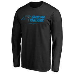Carolina Panthers Team Lockup Long Sleeve T-Shirt | NFL Outlet