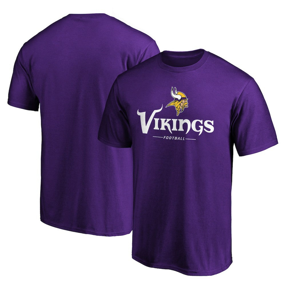 Minnesota Vikings Team Lockup T-Shirt | NFL Hot