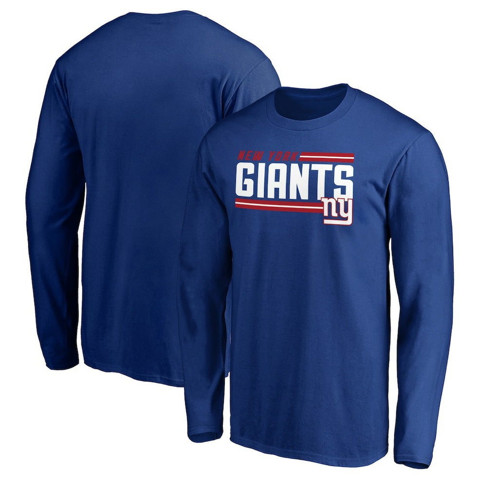New York Giants On Side Stripe Long Sleeve T-Shirt | NFL Near me