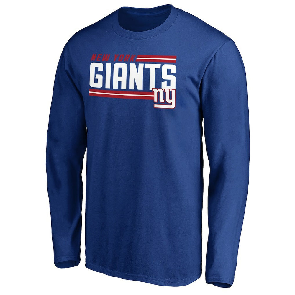 New York Giants On Side Stripe Long Sleeve T-Shirt | NFL Near me