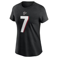 Atlanta Falcons Bijan Robinson  Women's Player Name & Number T-Shirt | NFL Discount