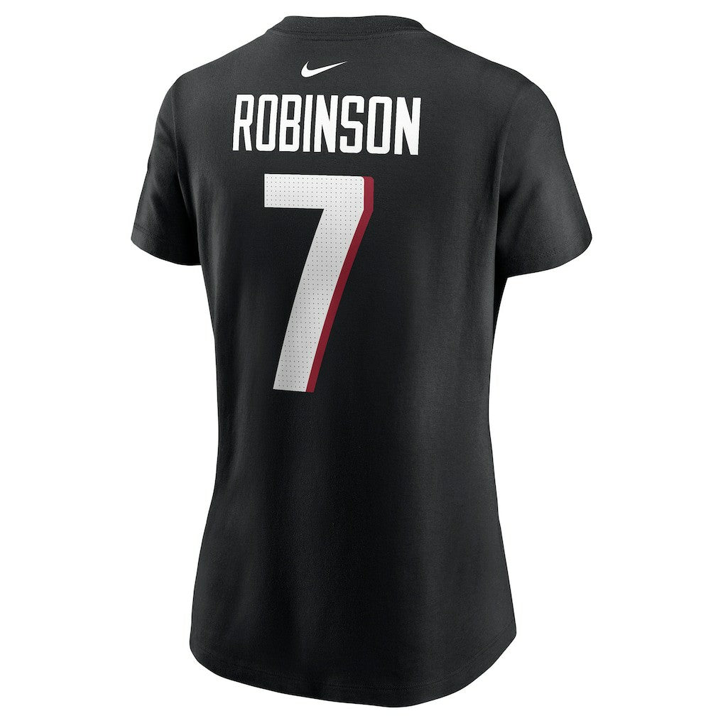 Atlanta Falcons Bijan Robinson  Women's Player Name & Number T-Shirt | NFL Discount