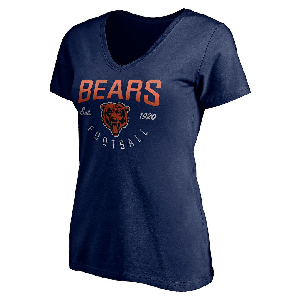 Chicago Bears Women's Live For It V-Neck T-Shirt | NFL On sale