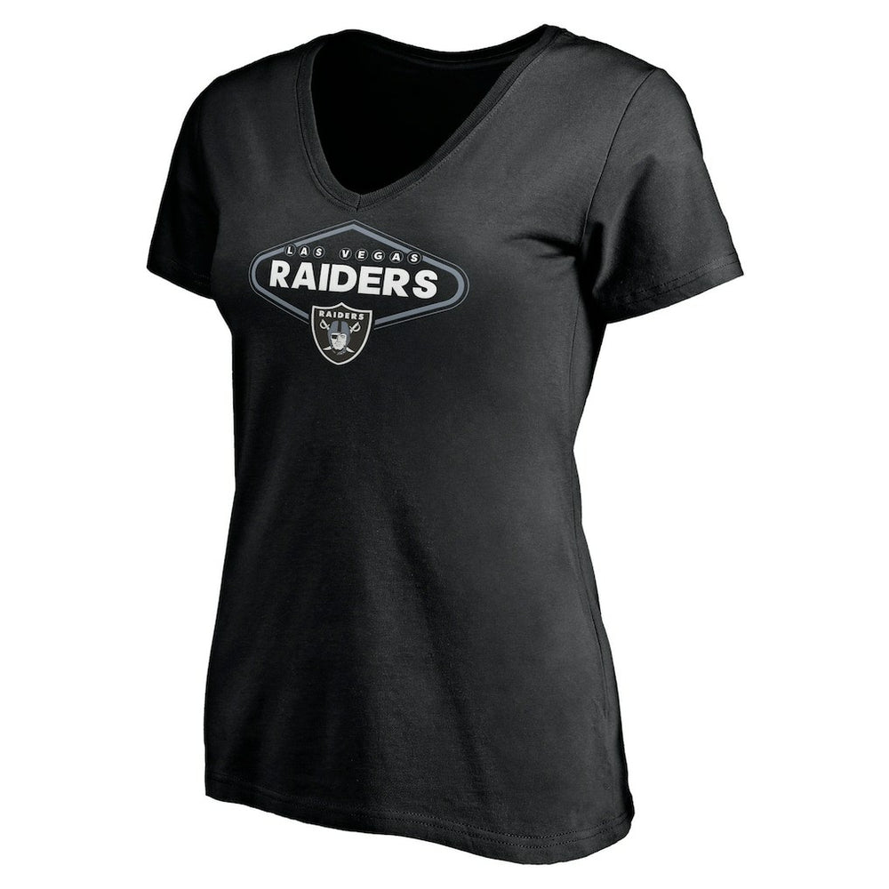 Las Vegas Raiders Women's Hometown Collection 1st Down V-Neck T-Shirt | NFL Online