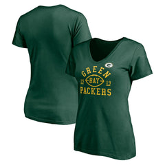 Green Bay Packers Women's Hometown Collection V-Neck T-Shirt | NFL Outlet