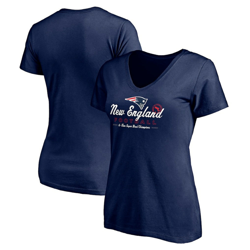 New England Patriots Women's Hometown Collection V-Neck T-Shirt | NFL Sale