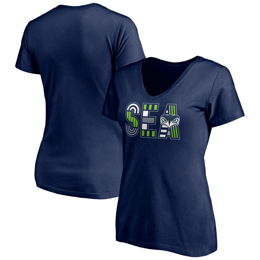 Seattle Seahawks Women's Hometown Collection V-Neck T-Shirt | NFL Hot