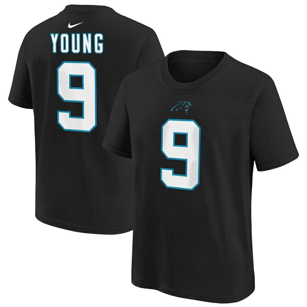 Carolina Panthers Bryce Young  Youth Player Name & Number T-Shirt | NFL New