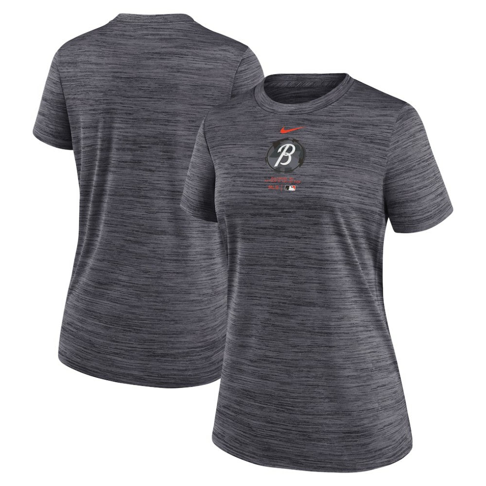 Baltimore Orioles Nike Women's City Connect Practice Velocity T-Shirt - MLB T-shirts