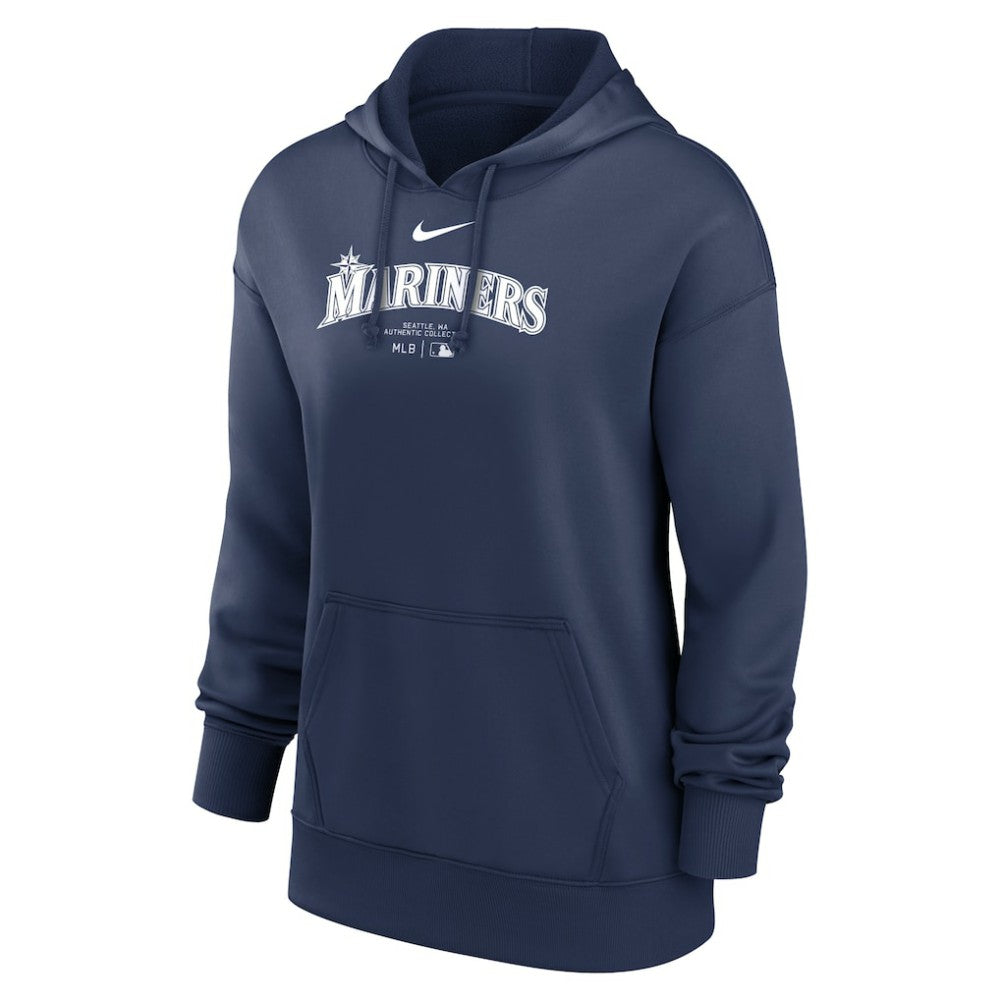 Seattle Mariners Nike Women's Authentic Collection Performance Pullover Hoodie - MLB Hoodies