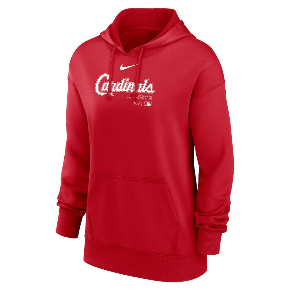 St. Louis Cardinals Nike Women's Authentic Collection Performance Pullover Hoodie - MLB Hoodies