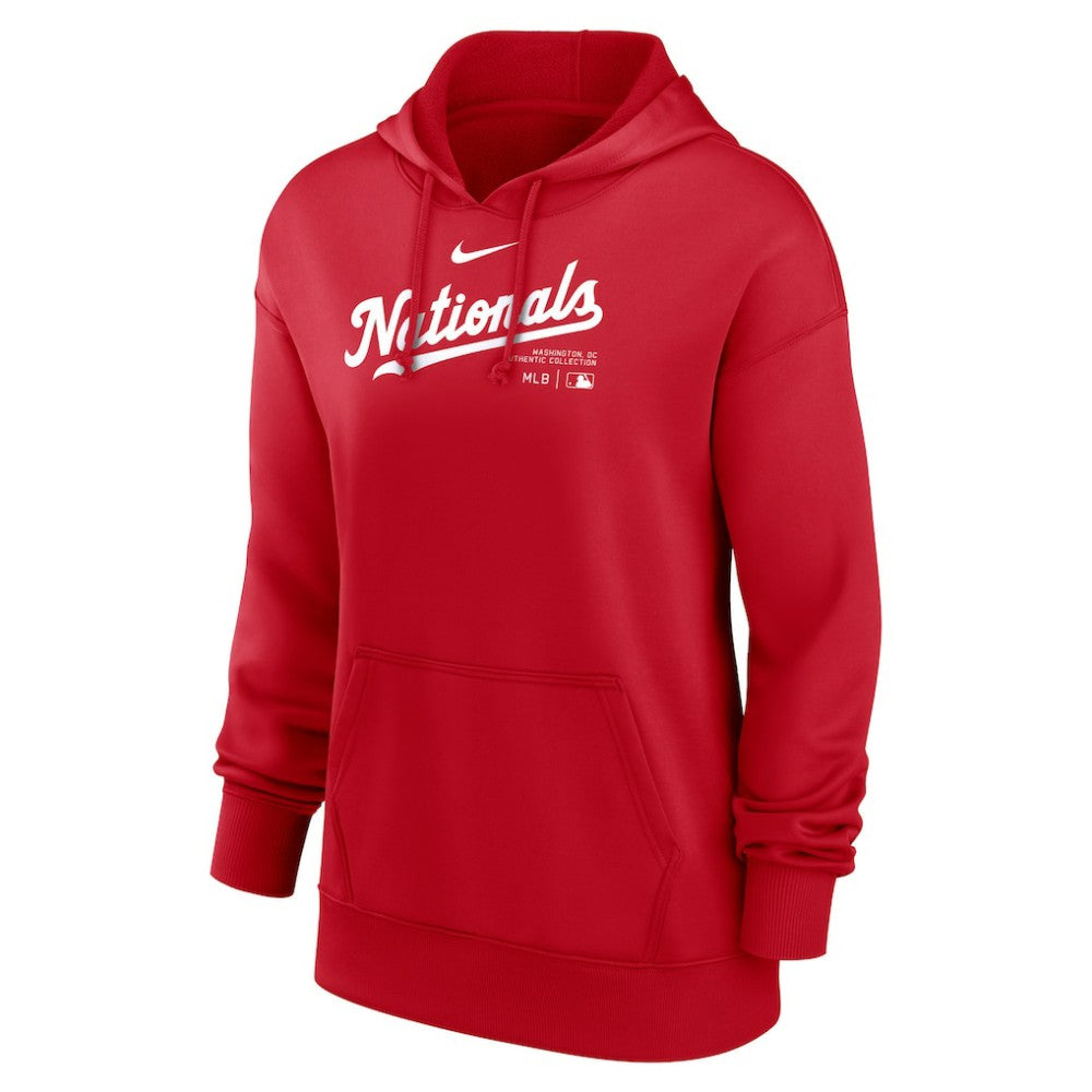Washington Nationals Nike Women's Authentic Collection Performance Pullover Hoodie - MLB Hoodies