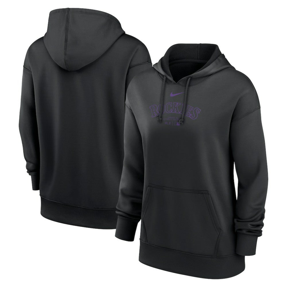 Colorado Rockies Nike Women's Authentic Collection Performance Pullover Hoodie - MLB Hoodies