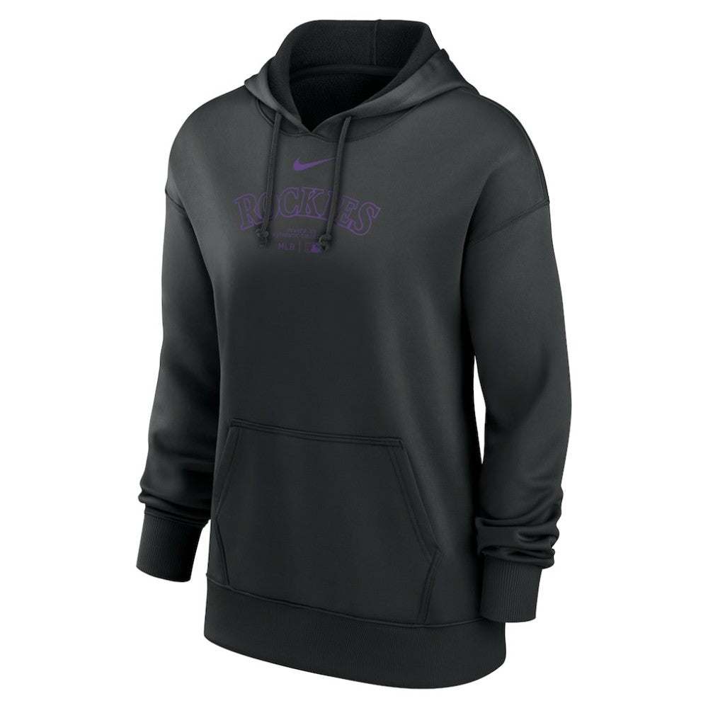 Colorado Rockies Nike Women's Authentic Collection Performance Pullover Hoodie - MLB Hoodies